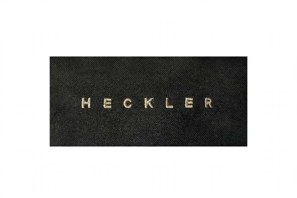 The North Face Heckler Gray and Black Backpack